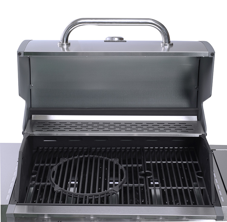 Roostevabast terasest emailiga kamin Gas Grill Barbecue'ist